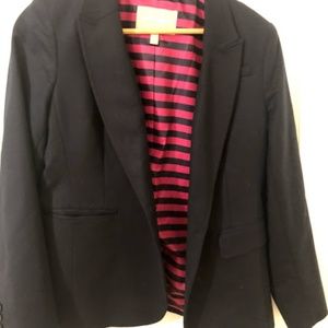 Banana Republic 10P Navy Cotton Blend Blazer NWOT